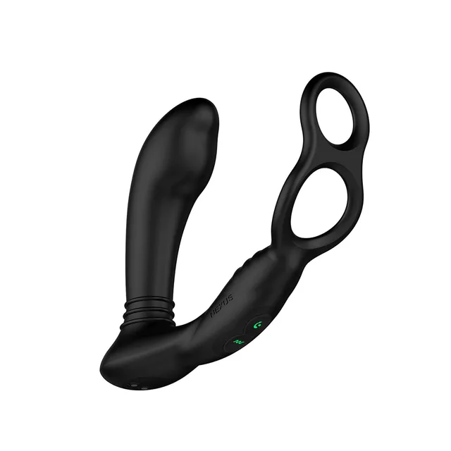 Black Simul8 stroker with curved shaft and dual-loop handle