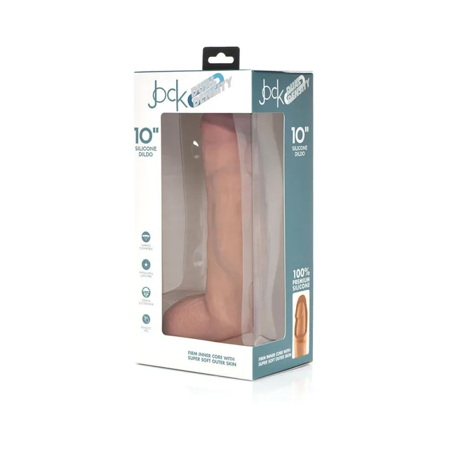 Front window box for Jock 10-inch dildo with balls