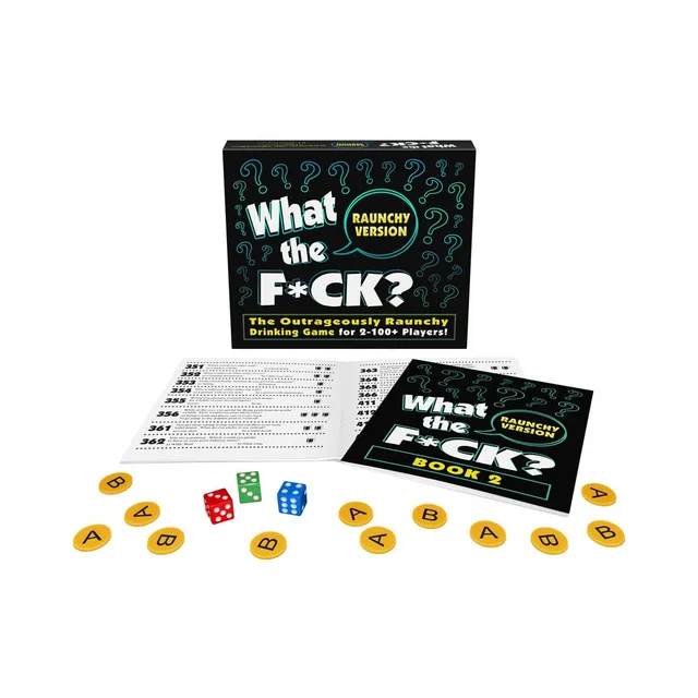 What the Fck Raunchy Version game with cards dice and tokens