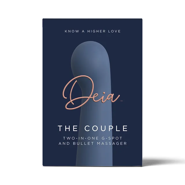 Deia The Couple blue massager dark blue retail box front