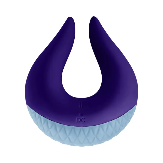 Front angle of purple Volea open dual-tip shape