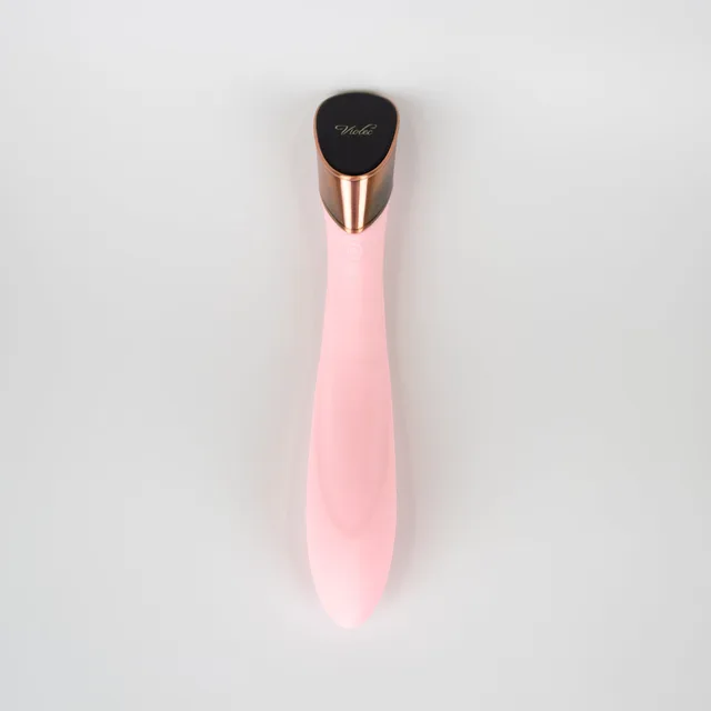 Front view of light pink Manto with black touch panel