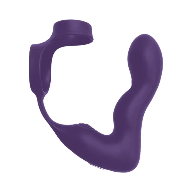 Full view of purple Royale curved shaft and connected loop