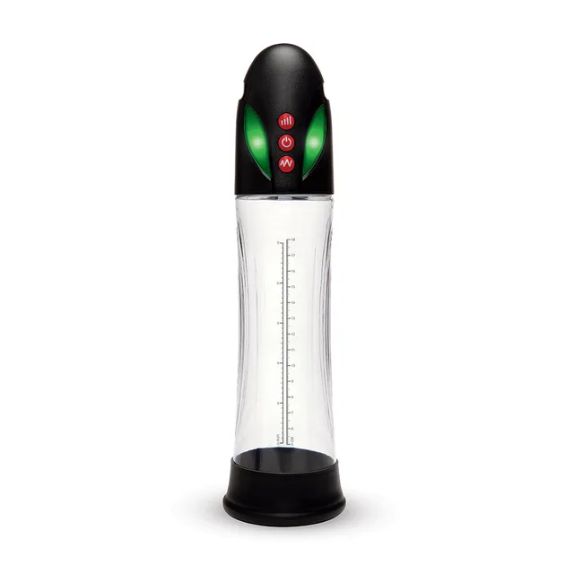 Front view of Auto Water Pump with clear graduated cylinder
