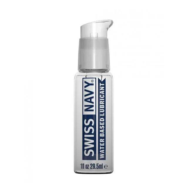 Swiss Navy Original 1 oz clear water-based lubricant pump bottle