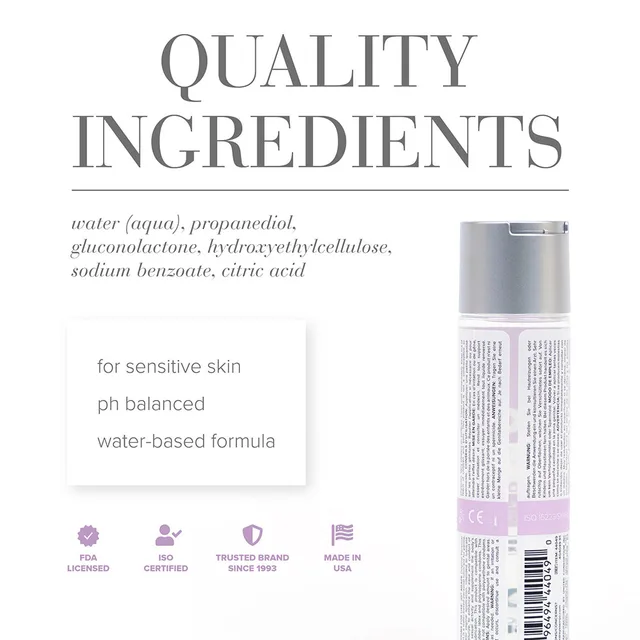 System JO Agape Original 4 oz ingredients panel with bottle rear