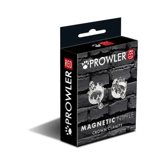 Prowler RED magnetic nipple crown clamps retail box