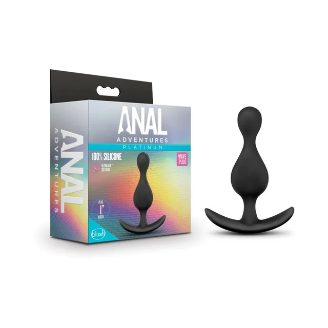 Platinum Silicone Wave Plug beside multicolor retail box