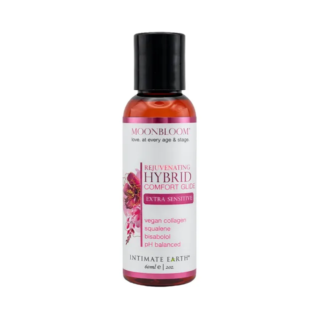 Moonbloom Hybrid Comfort Glide 2 oz amber bottle with black cap
