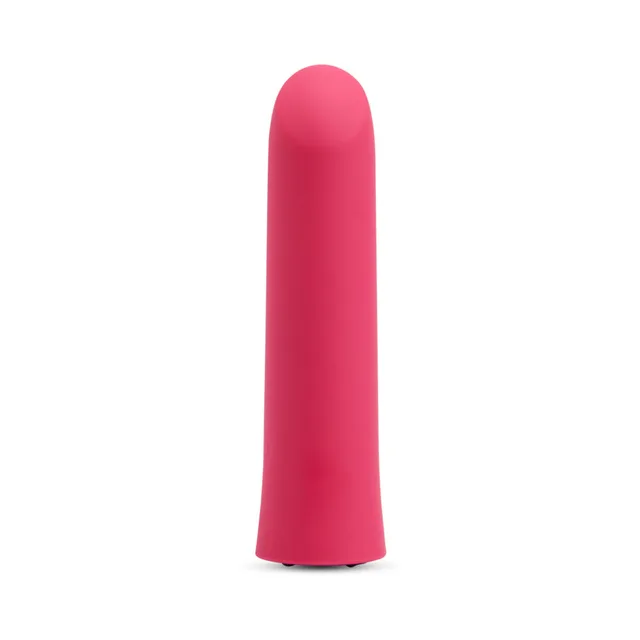 pink Sunni Nubii bullet standing with rounded angled silicone tip