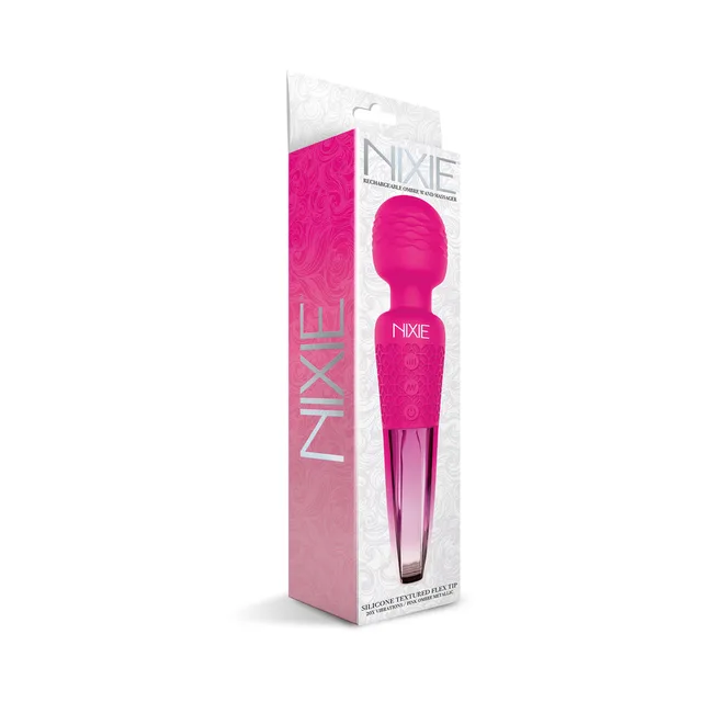 Black Nixie box with pink ombre wand pictured on front
