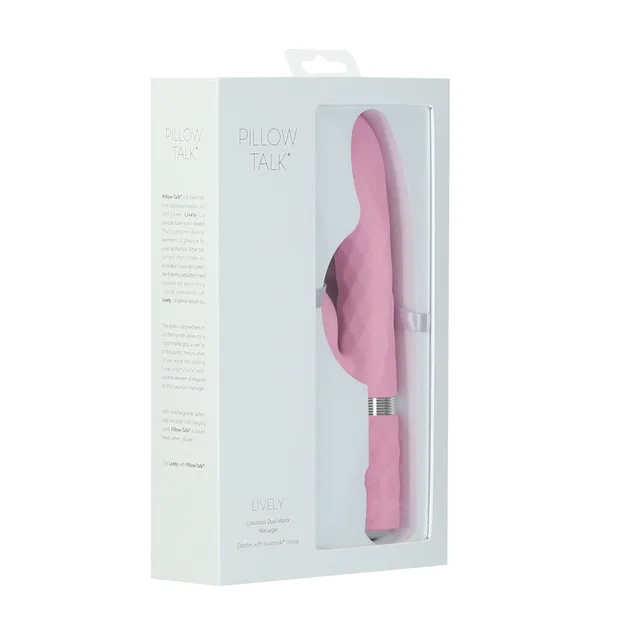 Angled retail package view of Pillow Talk Lively