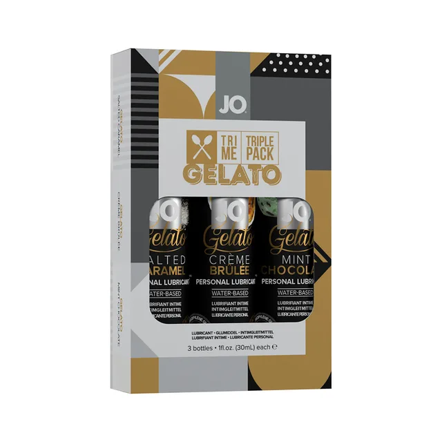 System JO Tri Me Gelato three-bottle geometric box