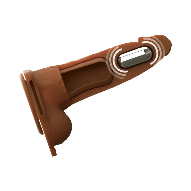 Side view of 6-inch brown hollow shaft and control panel