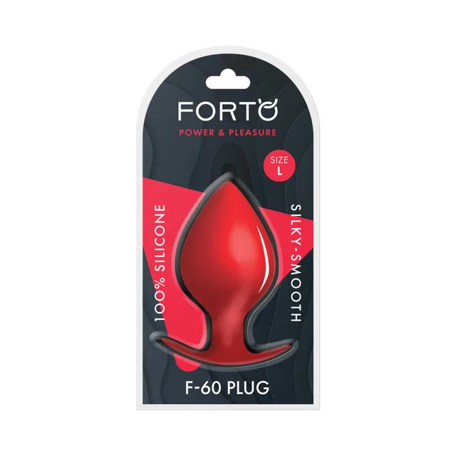 Forto F-60 large red spade plug in retail package
