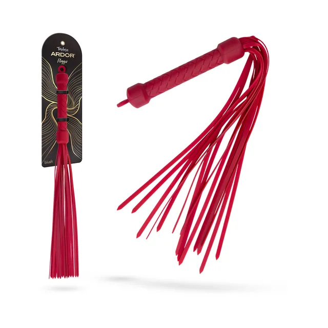 Temptasia Ardor red flogger on black retail card
