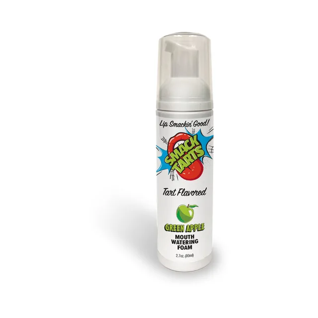 Smack Tarts Green Apple Foam in white 2.7 oz pump bottle