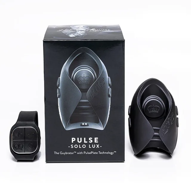 Pulse Solo Lux black stroker controller and retail box