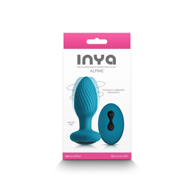 INYA Alpine teal plug and remote in retail box