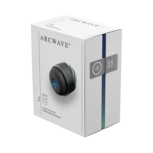 Black Arcwave Voy compact stroker and retail package