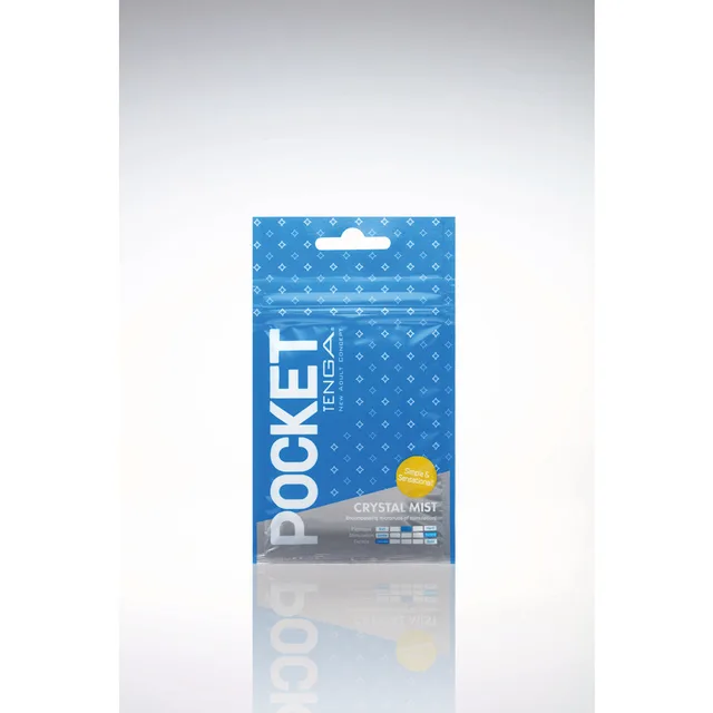 Tenga Pocket Crystal Mist flat pouch product view