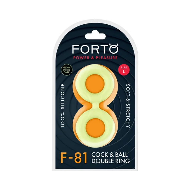 Forto F-81 large green double ring retail package front