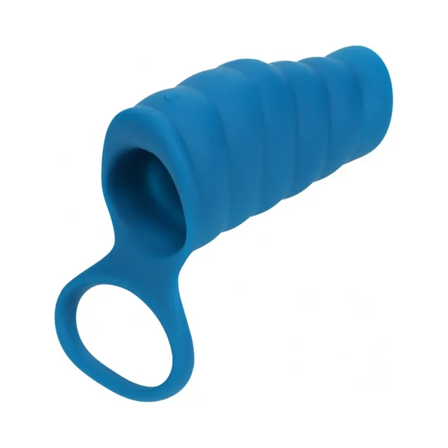 Teal LEVELZ tapered sleeve with four ribs and oval base loop