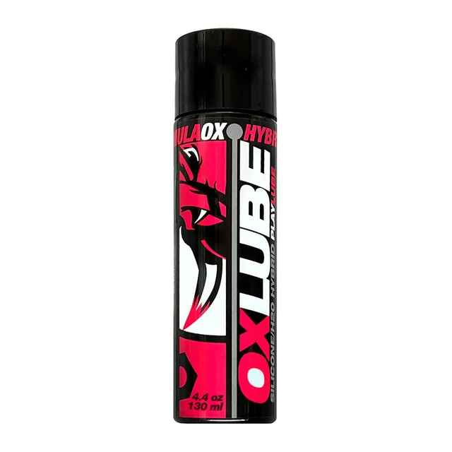 Oxballs FormulaOX Hybrid OXLube black 4.4 oz bottle with pink label
