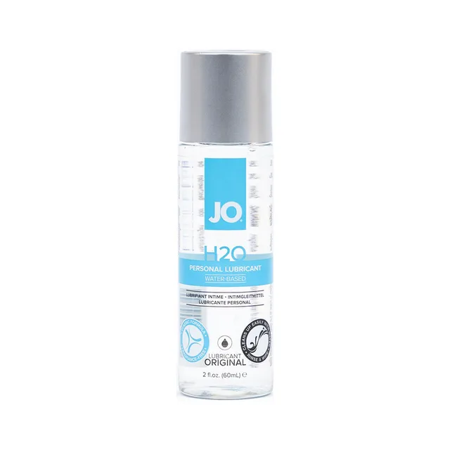 System JO H2O Original 2.5-ounce water-based lubricant bottle