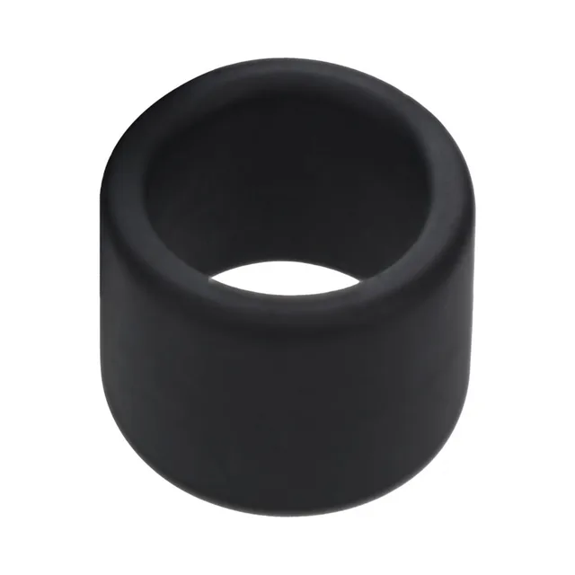 Large black LEVELZ silicone ball strap with 34 mm opening