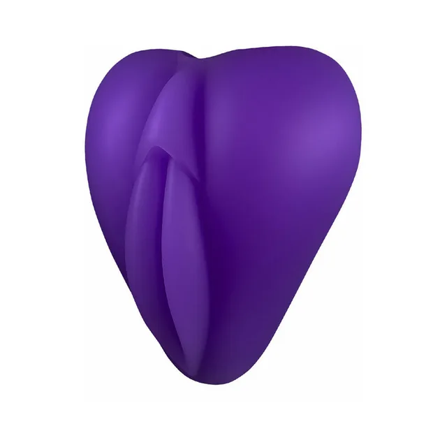 Banana Pants Lippi purple sculpted silicone base cushion left front angle