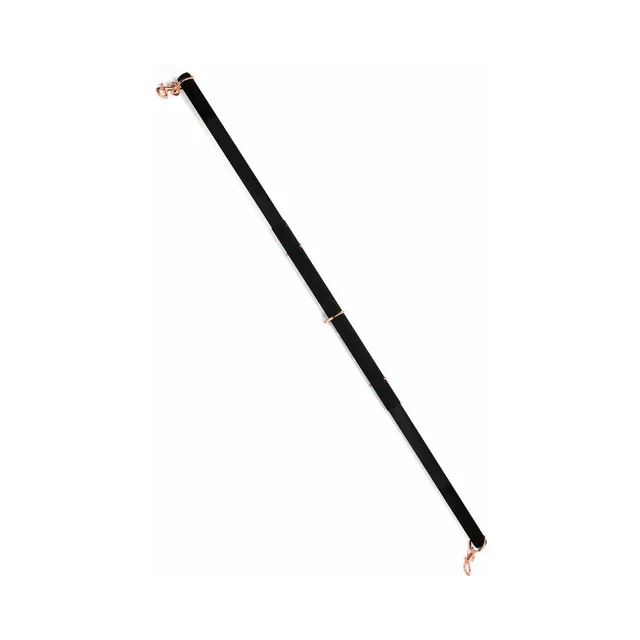 Coquette black adjustable spreader bar shown partially extended