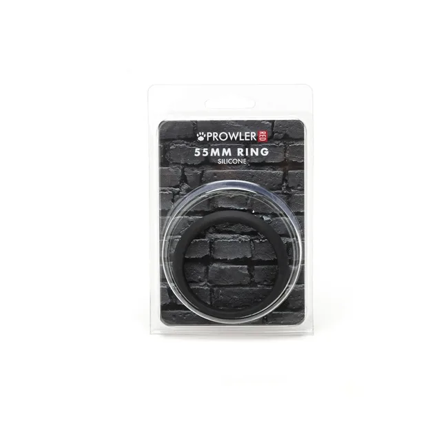 Prowler RED black 55mm silicone ring in clear retail pack