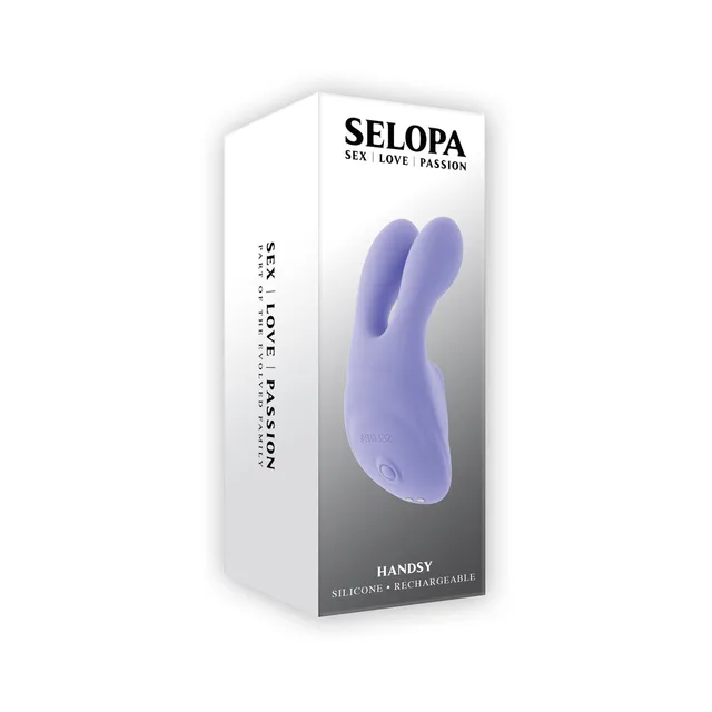 Selopa Handsy light purple white retail box with twin-prong product image