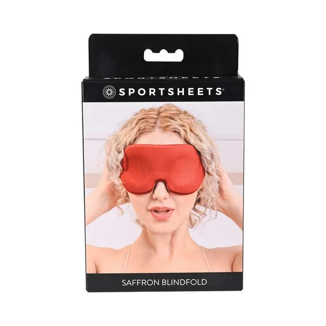 Sportsheets Saffron red blindfold retail box