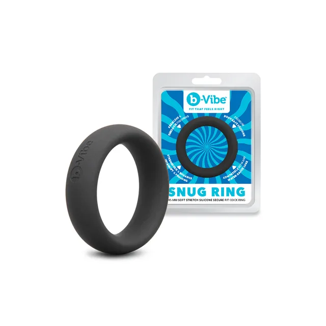 b-Vibe Snug Ring 45mm black C-ring with retail package