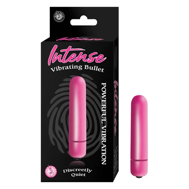 Nasstoys Intense Hot Pink Bullet beside black carton