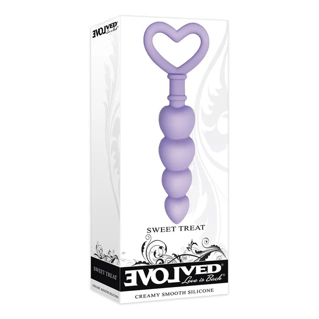 Light purple Evolved beaded plug in white retail box