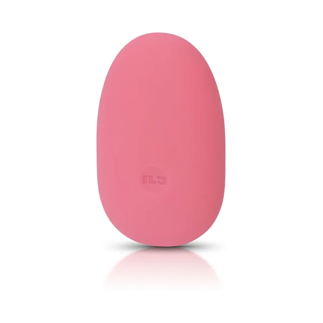 Upright front view of light-pink Je Joue ILY Pebble vibrator