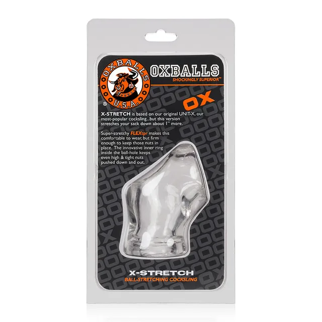 OxBalls Unit-X Stretch Clear Sling in tall package