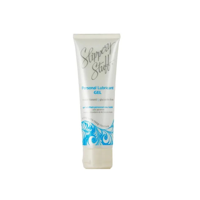 Slippery Stuff Gel 4 oz water-based lubricant in white squeeze tube