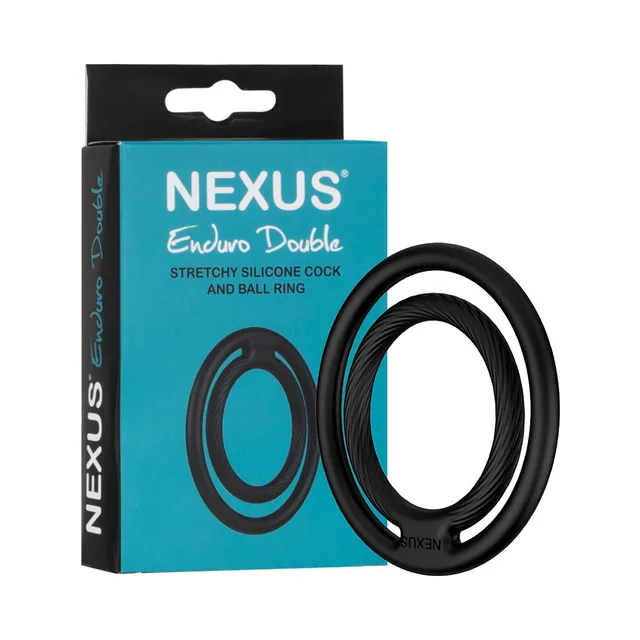Nexus Double Enduro black double ring in turquoise retail packaging