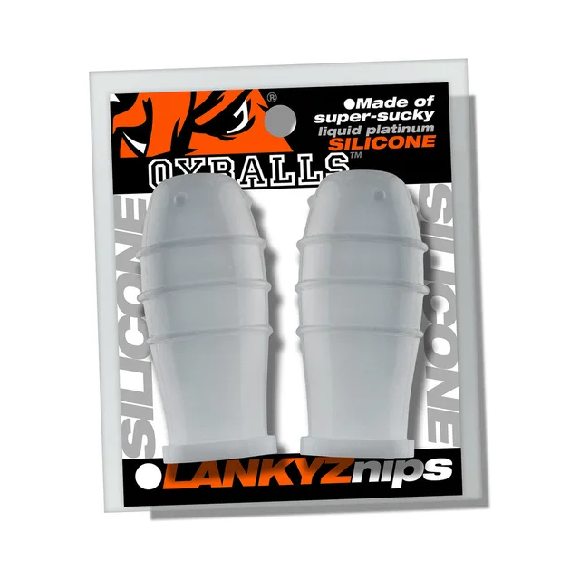 Clear Oxballs Lankyz ribbed pair in clear-front package