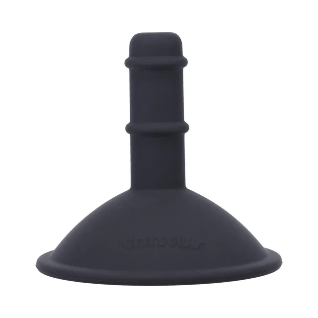 Black Tantus suction attachment with domed base and ribbed connector