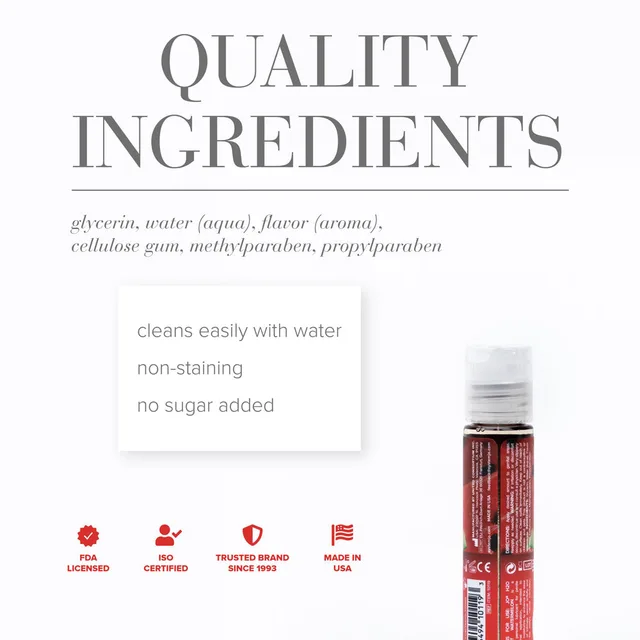 JO H2O Succulent Watermelon bottle beside a white ingredient information panel