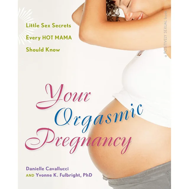 white Your Orgasmic Pregnancy cover with pregnant woman and author names
