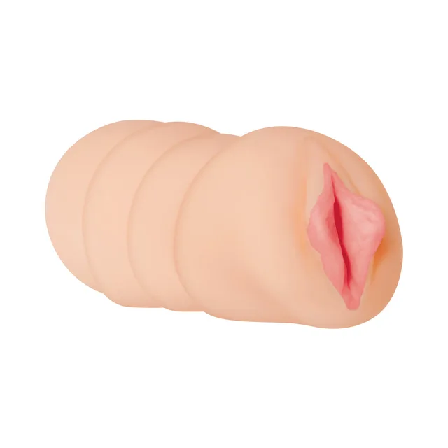 Tori Black beige stroker with three raised outer bands