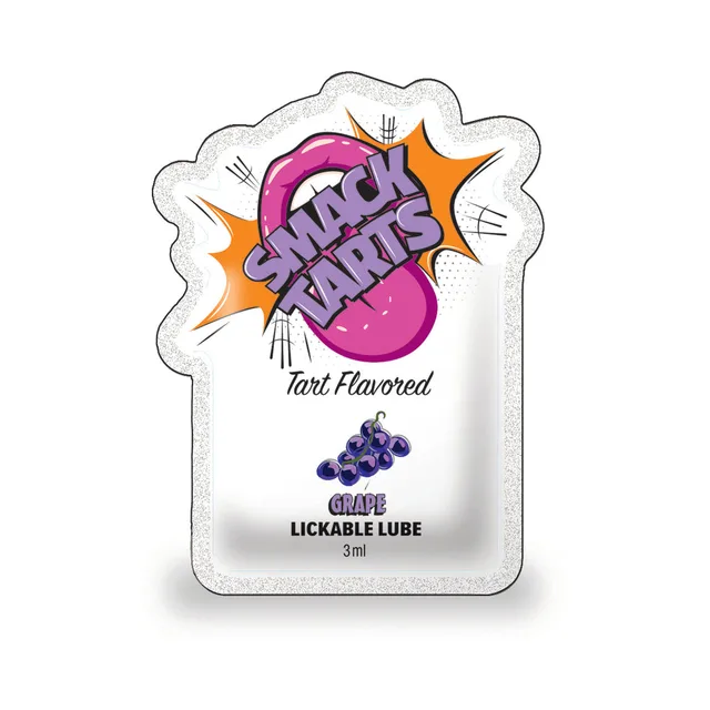 Front of Grape Smack Tarts 3 mL lube pouch