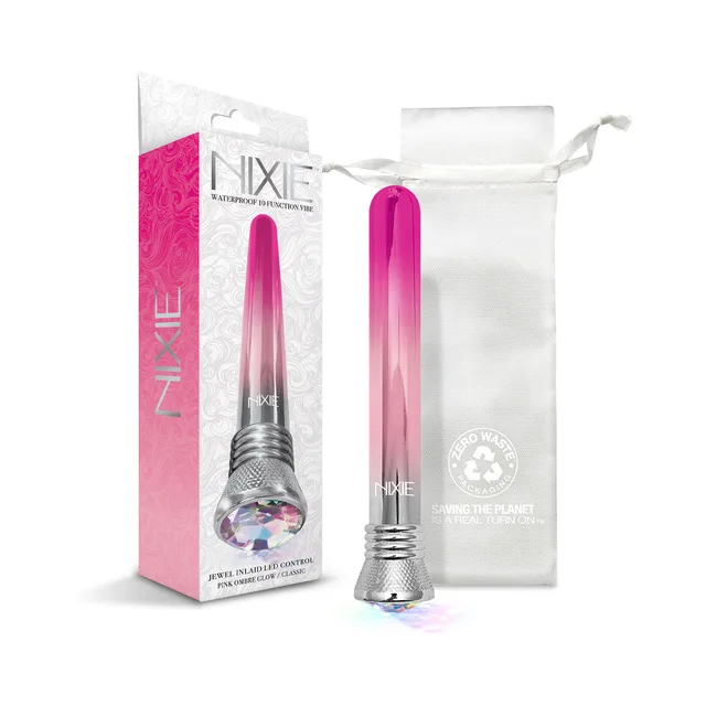 Nixie Pink Ombre classic vibe with box and white pouch