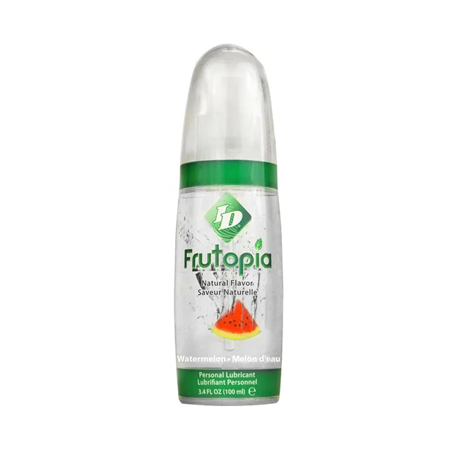Clear ID Frutopia Watermelon lubricant bottle with green band
